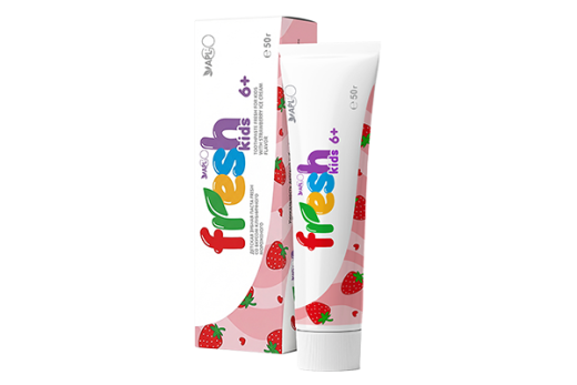 Детская зубная паста fresh ® со вкусом клубничного мороженого для детей от 6 лет